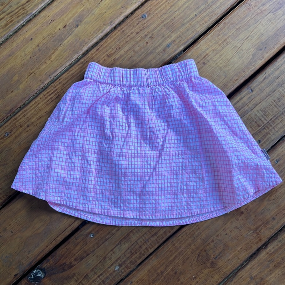 Creamie plaid skirt